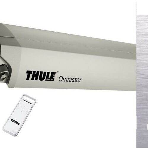 Thule Omnistor 9200 Markise cremeweiß, mit Motor, 450cm, Mystic Grey