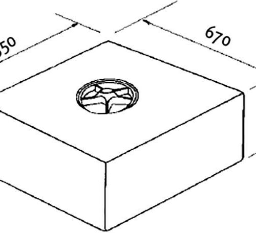 Lilie Wassertank, 100L