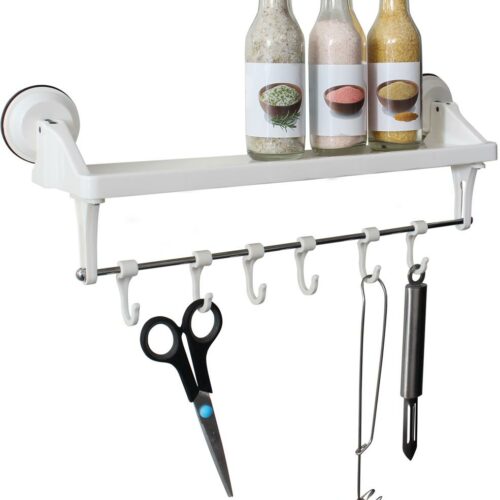 EuroTrail Abstellfläche mit Haken, weiß