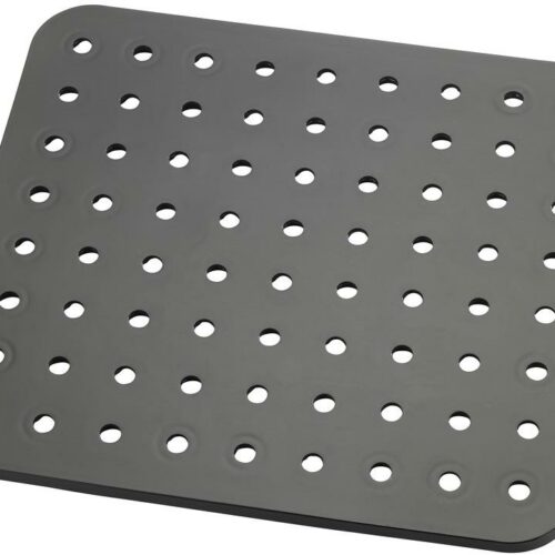 Wenko Kristall Spülbeckeneinlage, eckig, schwarz