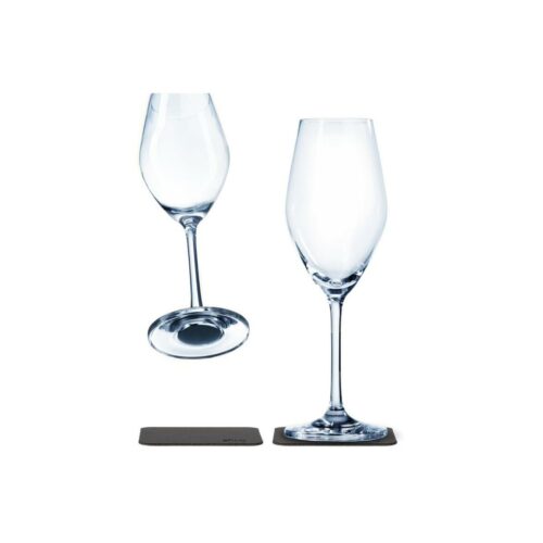 silwy Magnet Champagnerglas, Kristallglas, 2er Set, 200ml