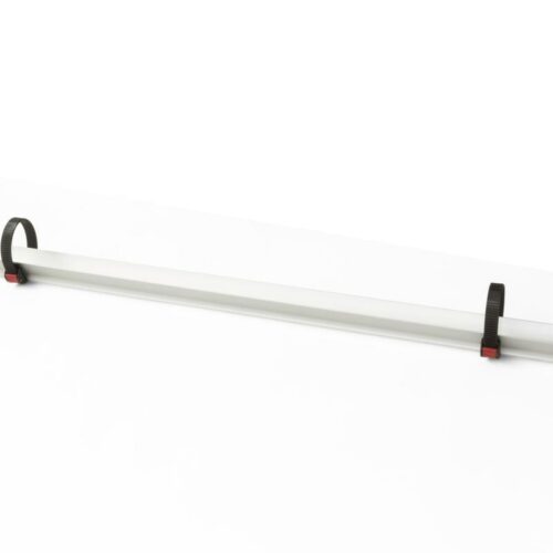 Fiamma Rail Quick Pro Fahrradschiene, 128cm, silber/schwarz