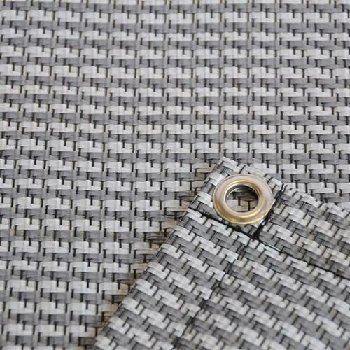 Via Mondo Zeltteppich Premium, grau, 250x600cm