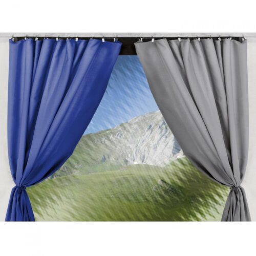 Thule Gardinen-Set für Safari-Residence G2/G3 (425-500cm), grau