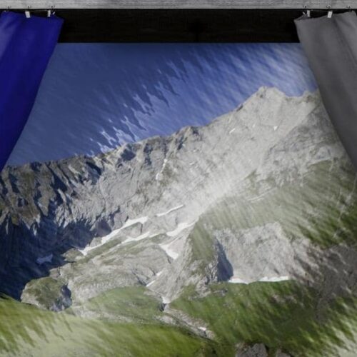 Thule Gardinen-Set für Safari-Residence G2/G3 (550-600cm) / Panorama (500-600cm) / Veduta (400-500cm), grau