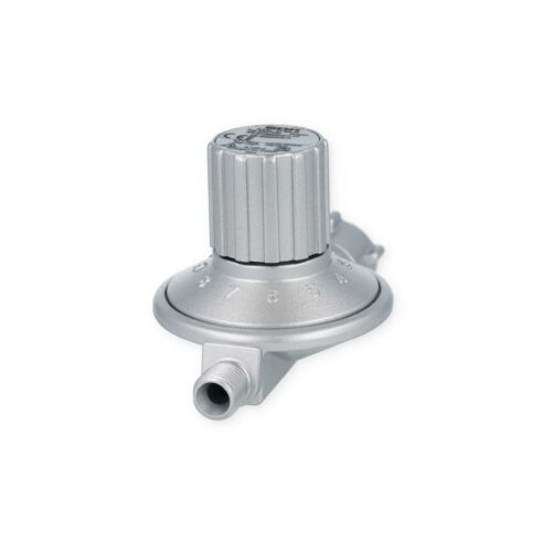 GOK Gasdruckregler 1,0kg/h, 25-50mbar, 11-Stufen (Einsatz: Camping)