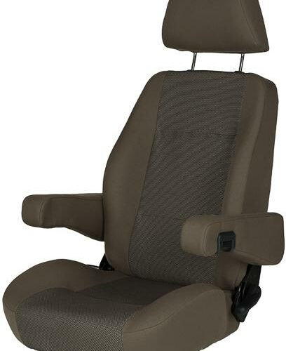 Sportscraft S8.1 Pilotensitz, Stoff Phoenix braun/beige, mit Lordosenstütze