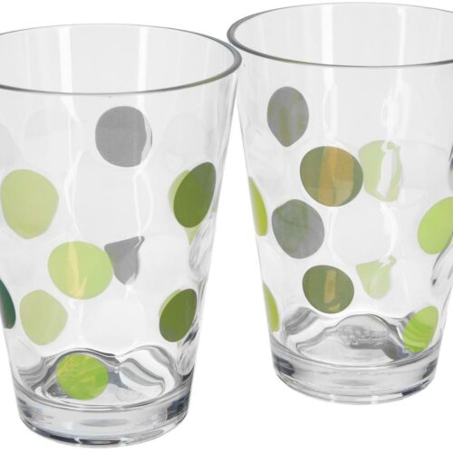 Brunner Baloons Trinkglas, 2er Set, 350ml, grün