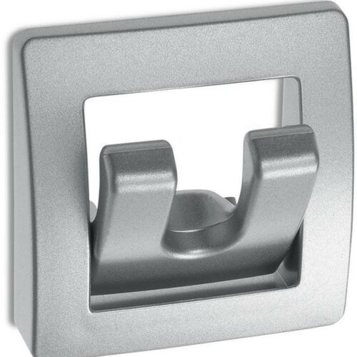 FAWO Wandhaken mit 2 Haken, silber