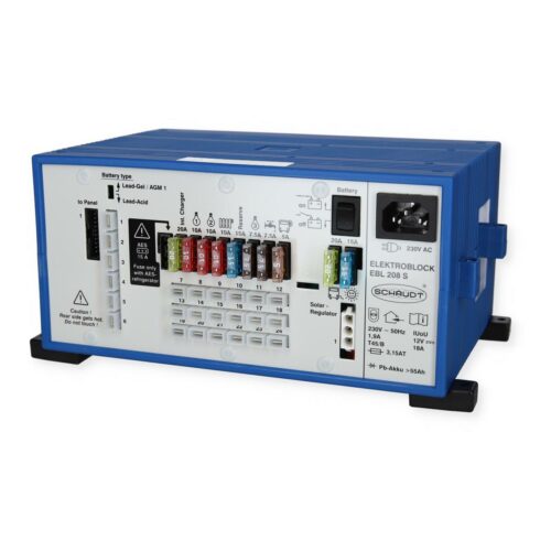 Lippert EBL 208 S Elektroblock + LT453 Anzeigepanel