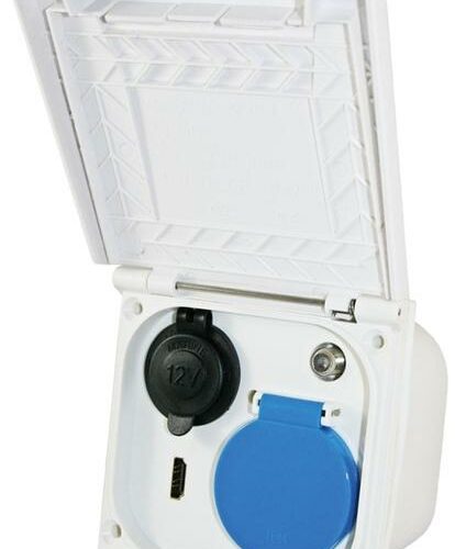 HABA Universal-Außensteckdose B mit Klappdeckel