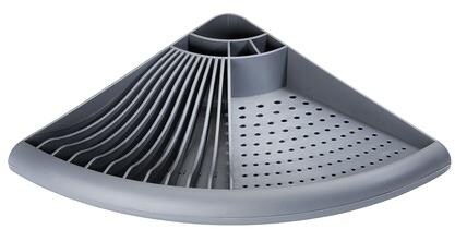 Wenko Eck-Geschirrabtropfer, grau