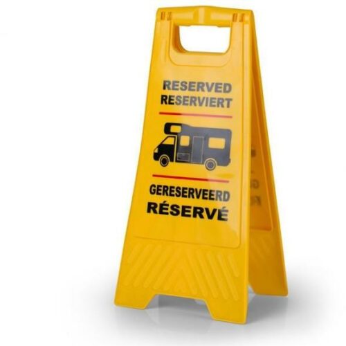Pro Plus Warnschild Reserviert für Wohnmobile und Caravans