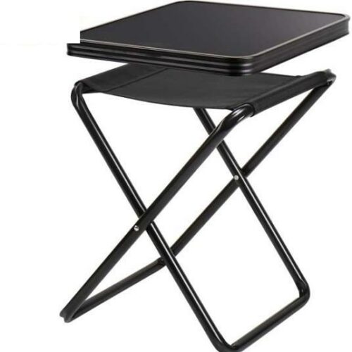Camp4 Pasadena Klapphocker mit Tischplatte, schwarz