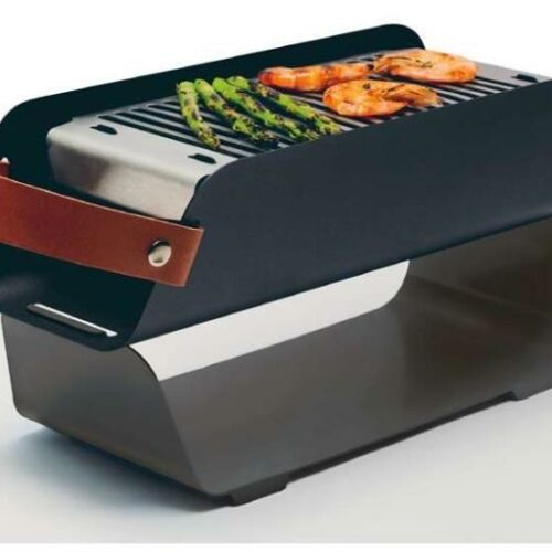 UNA Holzkohle-Tischgrill, anthrazit