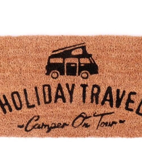 Holiday Travel Fussmatte mit Druck, 50x25cm