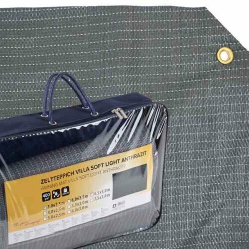 Camp 4 Villa Soft Zeltteppich, 300x700cm, anthrazit