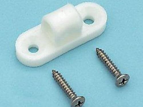 Kunststoff-Wandösen, waagerecht, 3er-Pack