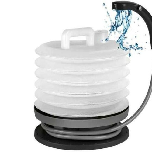 Camp4 Akku-Dusche mit 10L Falteimer