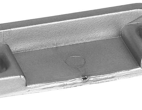 Schließblech ABS, 49x11x6mm