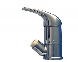 Comet Roma Einhebelmischer, Ø33mm, Nylonflexschläuche, chrom, mit Duschanschluss