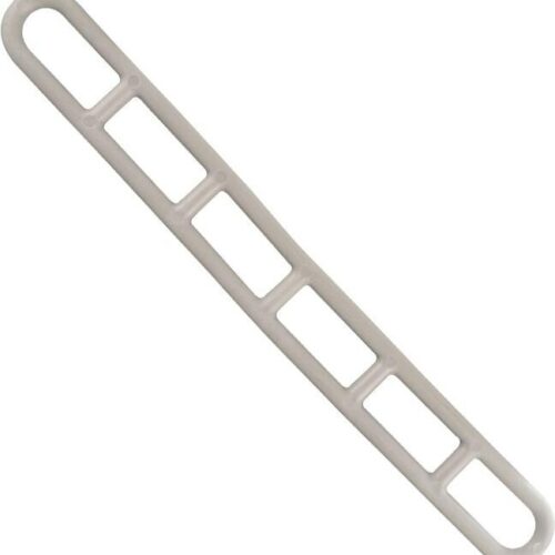 Leiter Abspannelement, 5er-Pack, 21,5x2,5cm, grau