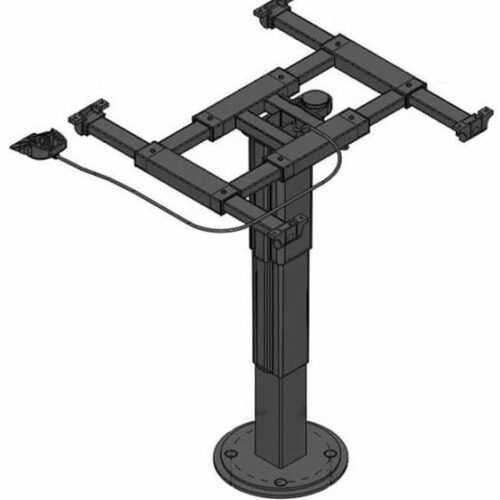 Ilse Technik Liftgestell mit Verdrehung und Verschiebung, höhenverstellbar 355-735mm