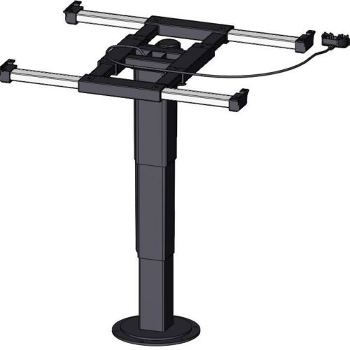 Ilse Technik Liftgestell mit Verdrehung und Verschiebung, höhenverstellbar 335-715mm