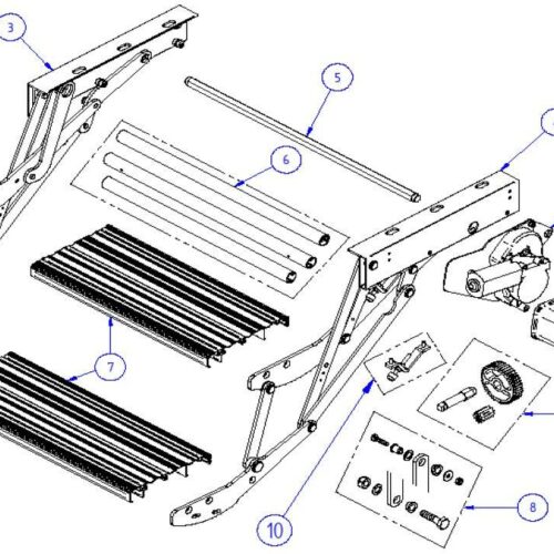 Repair Kit Pinion - Thule Ersatzteil Nr. 1500602718 - für Double Step Skirt