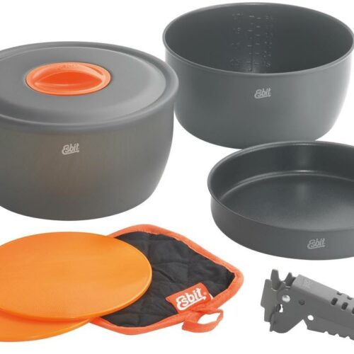 Esbit Kochgeschirr-Set, Aluminium, mit Antihaftbeschichtung