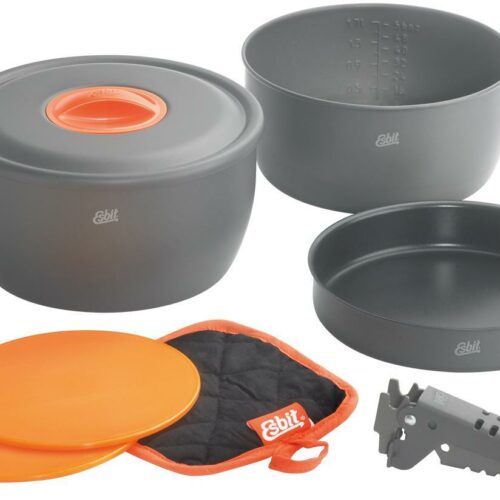Esbit Kochgeschirr-Set, Aluminium, ohne Antihaftbeschichtung