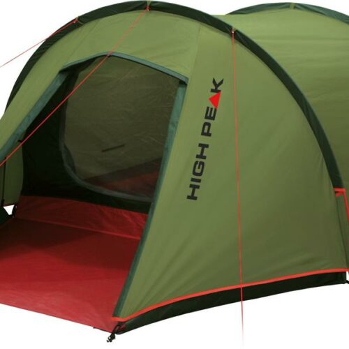 High Peak Kite 2 Tunnelzelt, 2-Personen, 330x140cm, pesto/rot
