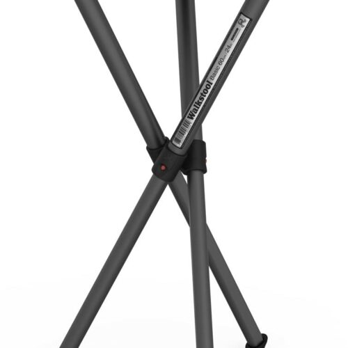 Walkstool Dreibeinhocker Basic, Sitzhöhe 60cm, schwarz