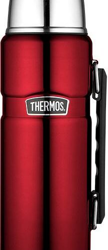 Thermos King Thermoflasche, Edelstahl, 1,2L, rot