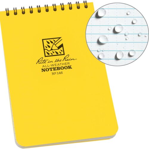 Rite in the Rain All-Wetter Notizblock, 50 Blatt, gelb, 15,5x10,5cm