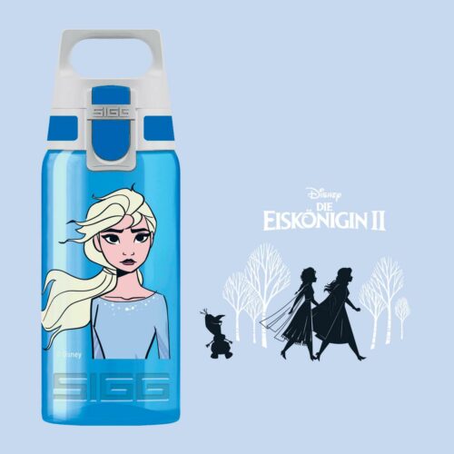 SIGG Viva Kids One Kindertrinkflasche mit Motiv, 500ml, Elsa