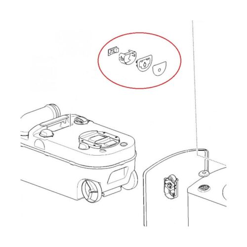 Bedienelement - Thetford Ersatzteil-Nr. 20096162 - für C220