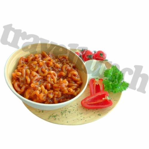 Travellunch Mahlzeit, Nudeln mit Rind in Paprikasoße, 10x250g