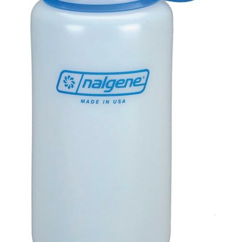 Nalgene Wide Mouth HDPE Trinkflasche, weiß, 1L