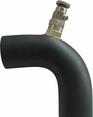 Alde Gummiwinkel mit Ventil, 6.2x6.2cm