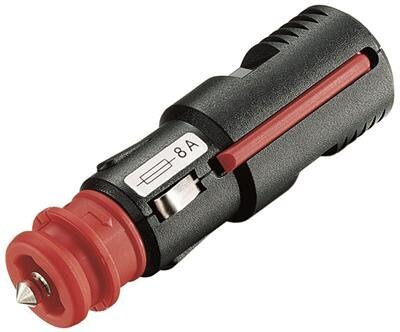 Pro Car Universalstecker mit zwangsgeführter Zugentlastung, 8A, 12/24V