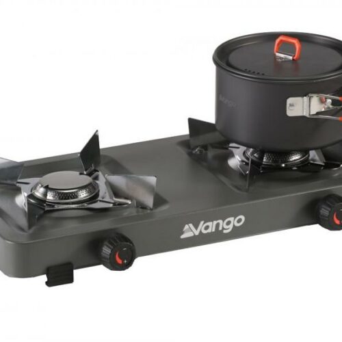 Vango Blaze Double Gaskocher, 2-flammig, grau
