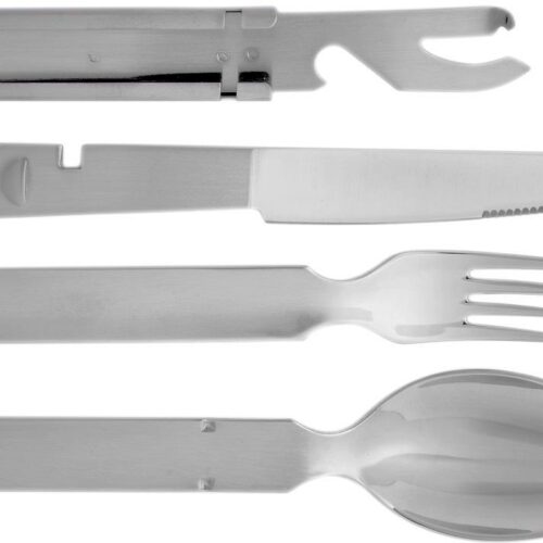 BasicNature Das Original Bundeswehrbesteck, 4-teilig