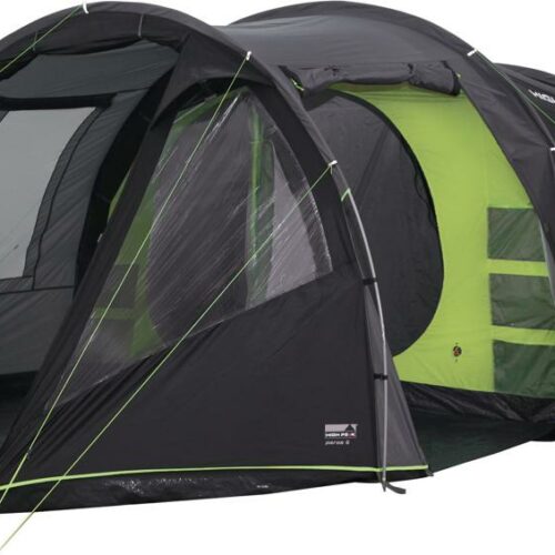 High Peak Paros 5 Tunnelzelt, 5-Personen, 300x480cm, dunkelgrau/grün