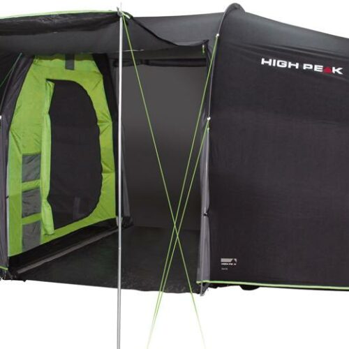 High Peak Vis-a-Vis Tauris 4 Zelt, 4-Personen, 440x240cm, dunkelgrau/grün