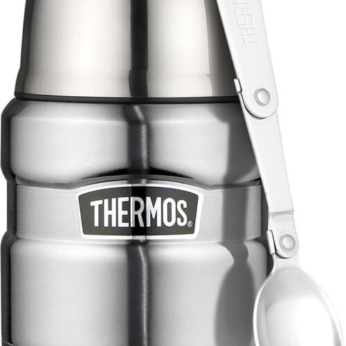 Thermos King Essensbehälter mit Löffel, 450ml, Edelstahl