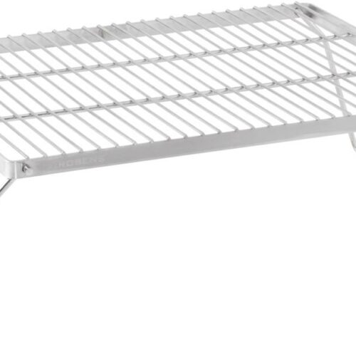 Robens Lassen Grilluntersetzer-Kombi, 43,5x32x16,5cm, Stahl, silber