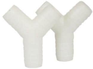 Gimeg Wasserschlauchverbinder, Y-Stück, 25mm, 2er-Pack