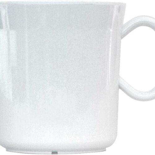 Waca Mucke Tasse, Melamin, 400ml, weiß