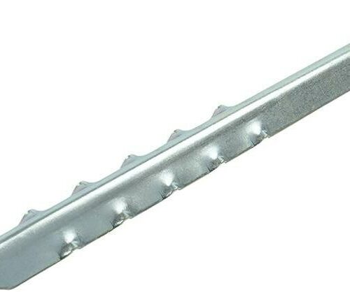 Zelthering aus Stahl, 30cm, geriffelt